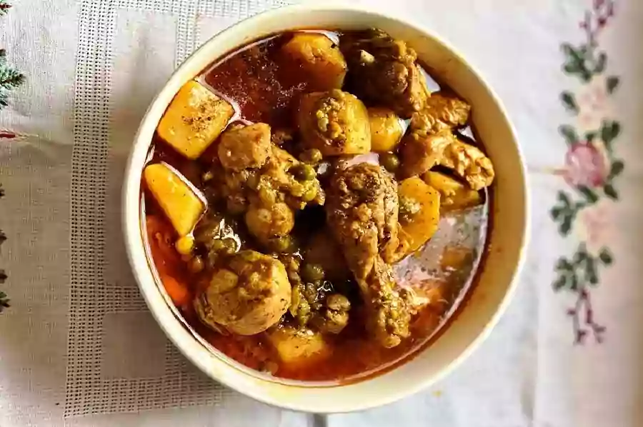 चिकन अंगारा विथ पटैटो/ chicken angara recipe