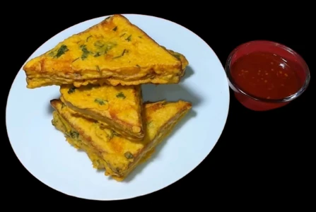 Bread Pakora Recipe Marathi