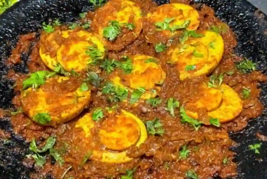 Anda Tawa Masala Recipe Marathi